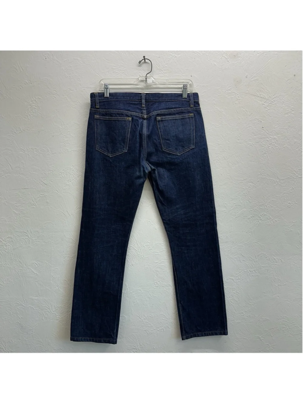 A.P.C. Mens Raw Denim Slim Straight Jeans Size 32x28 Macau Indigo Blue Selvedge